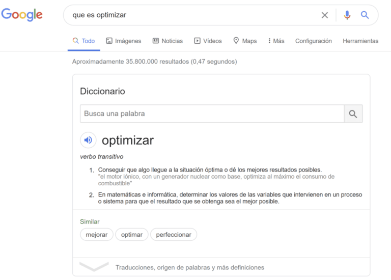 que es optimizacion