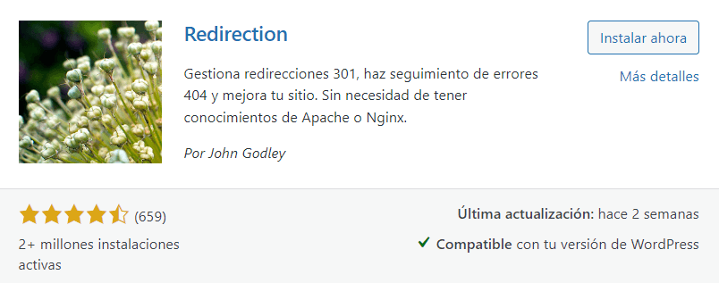 Redirection plugin seo wordpress