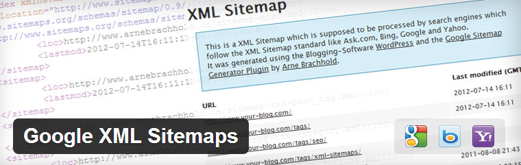plugin google xml sitemaps